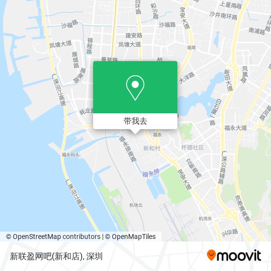 新联盈网吧(新和店)地图