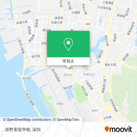 原野美妆学校地图