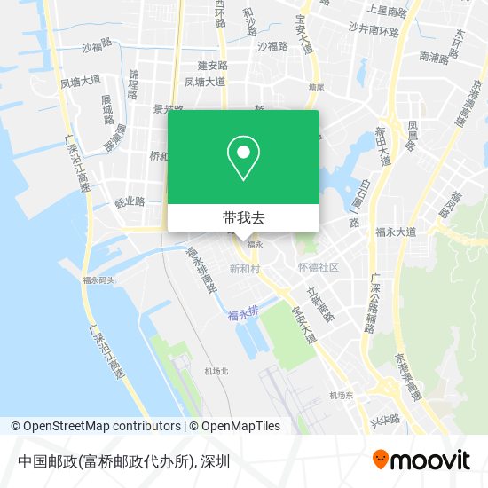 中国邮政(富桥邮政代办所)地图