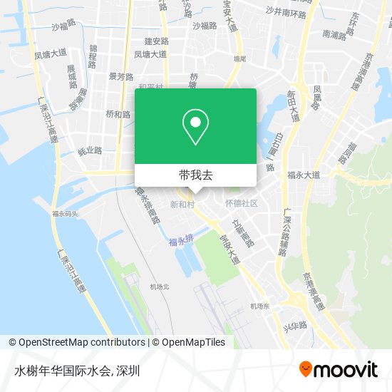 水榭年华国际水会地图