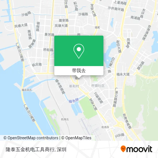 隆泰五金机电工具商行地图