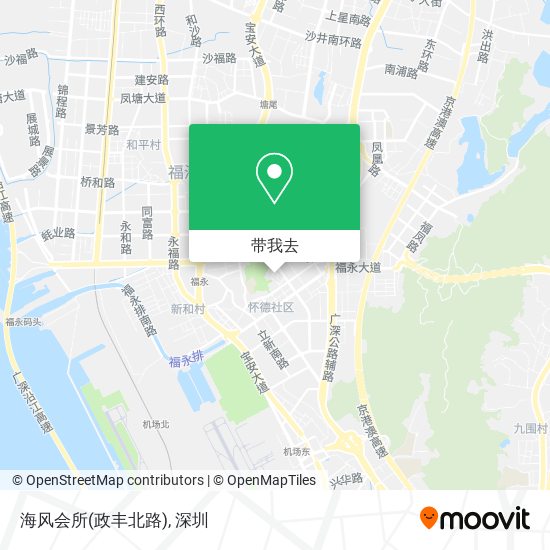 海风会所(政丰北路)地图