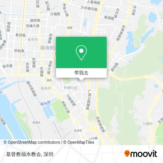 基督教福永教会地图