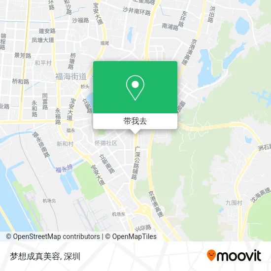 梦想成真美容地图