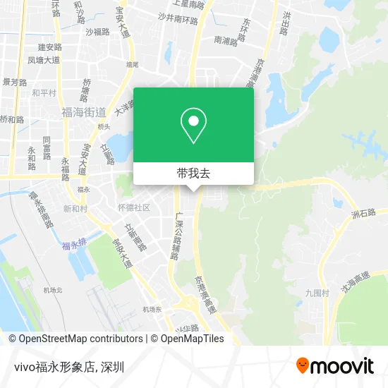 vivo福永形象店地图