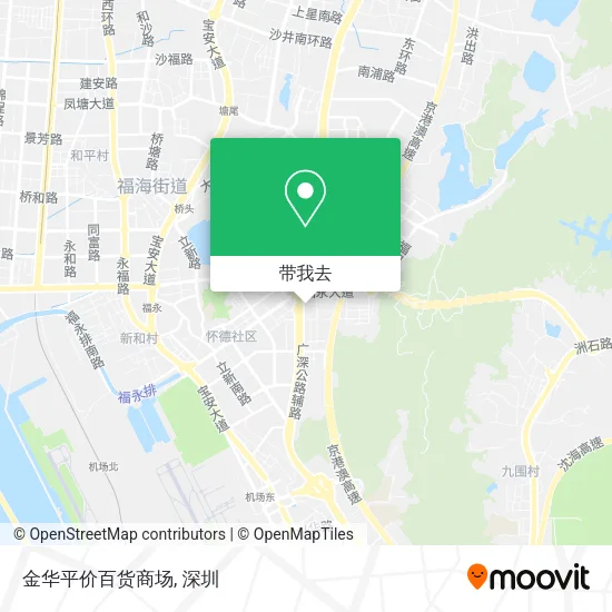 金华平价百货商场地图