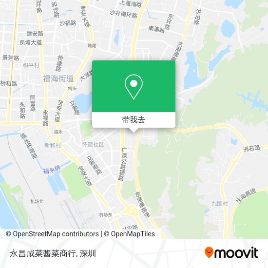 永昌咸菜酱菜商行地图