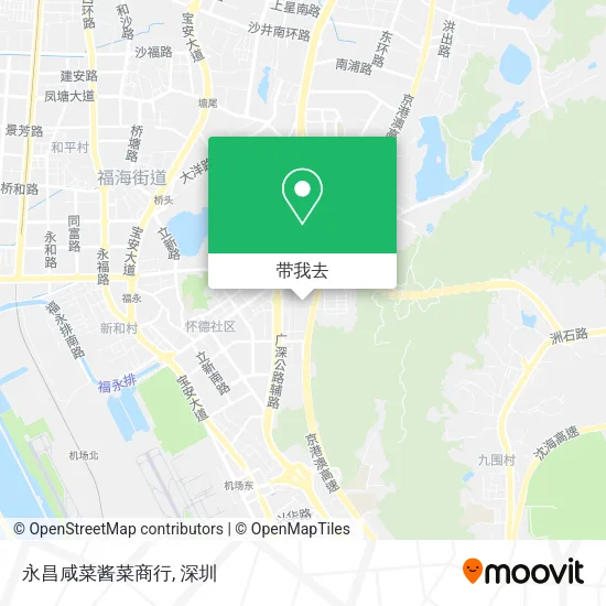 永昌咸菜酱菜商行地图