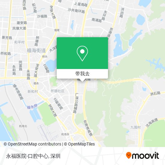 永福医院-口腔中心地图