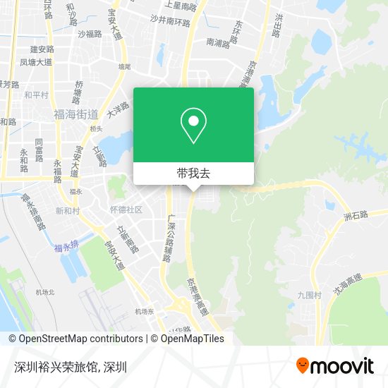 深圳裕兴荣旅馆地图