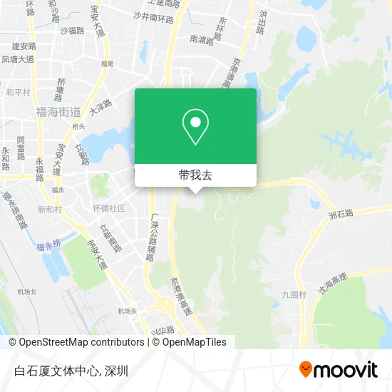 白石厦文体中心地图