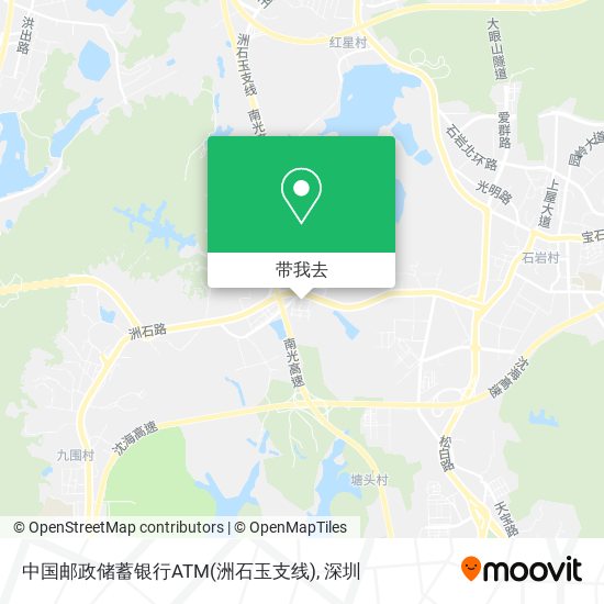 中国邮政储蓄银行ATM(洲石玉支线)地图