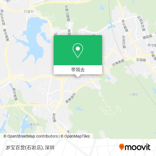 岁宝百货(石岩店)地图