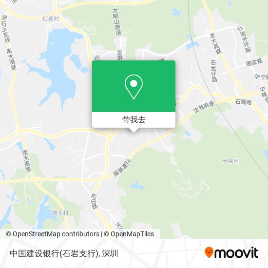 中国建设银行(石岩支行)地图