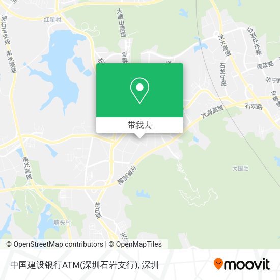 中国建设银行ATM(深圳石岩支行)地图