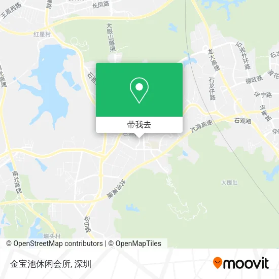 金宝池休闲会所地图