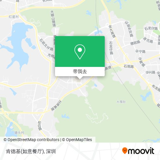 肯德基(如意餐厅)地图