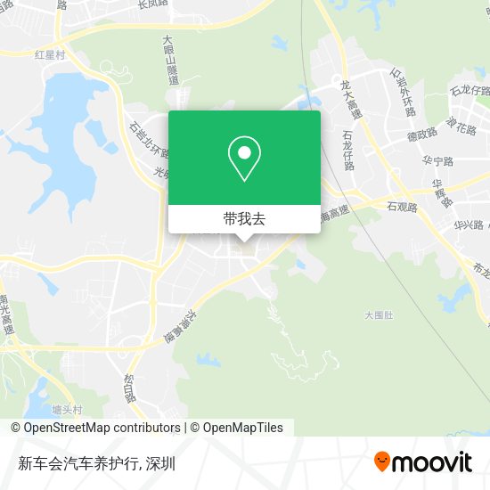 新车会汽车养护行地图