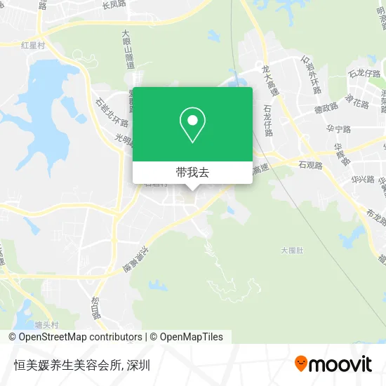 恒美媛养生美容会所地图
