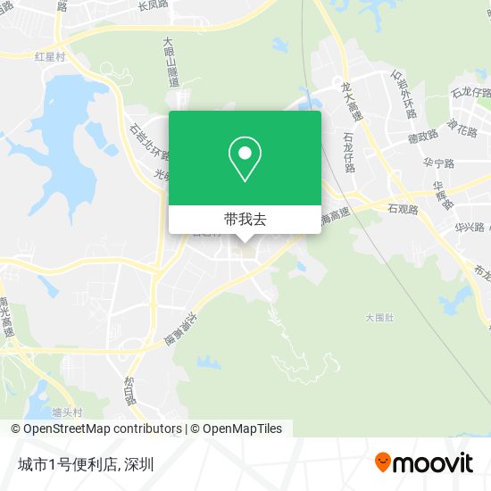 城市1号便利店地图
