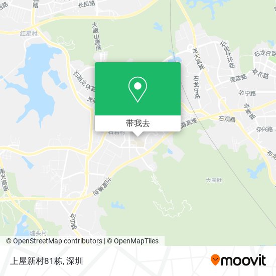 上屋新村81栋地图