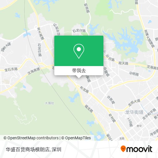 华盛百货商场横朗店地图