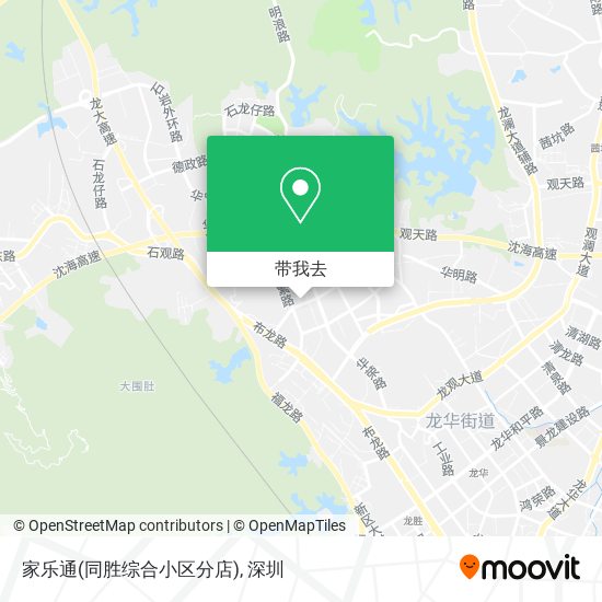 家乐通(同胜综合小区分店)地图