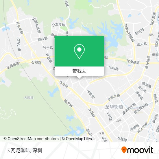 卡瓦尼咖啡地图