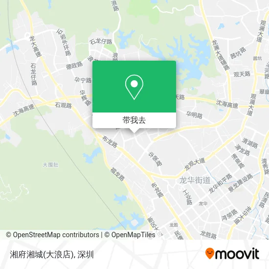 湘府湘城(大浪店)地图