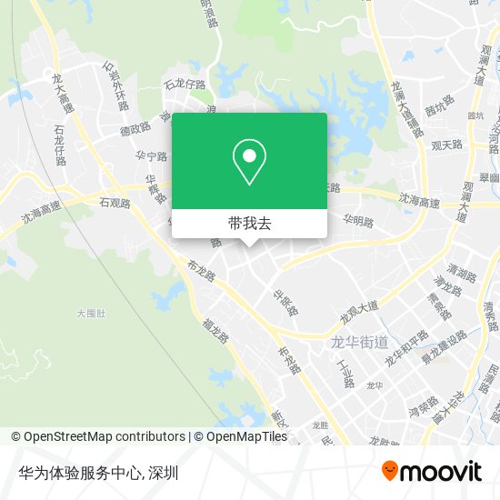 华为体验服务中心地图