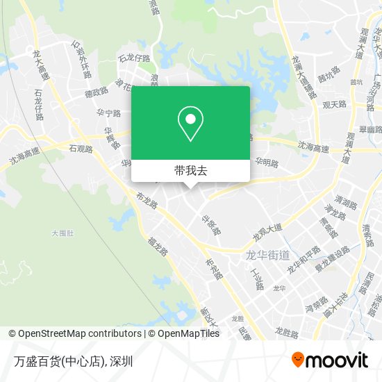 万盛百货(中心店)地图