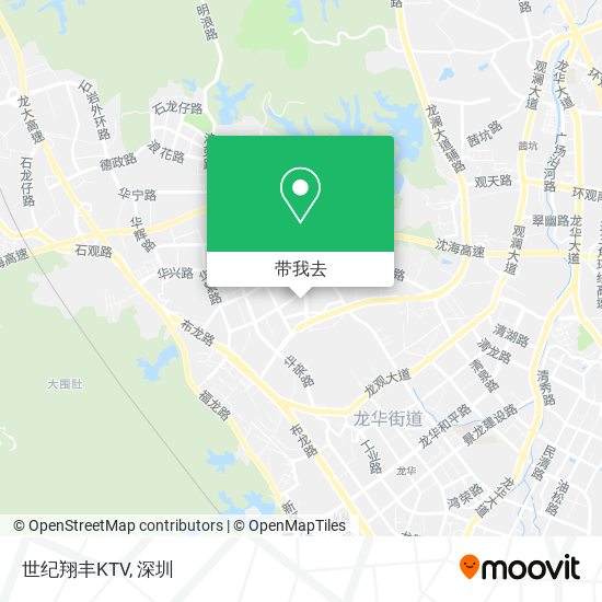 世纪翔丰KTV地图