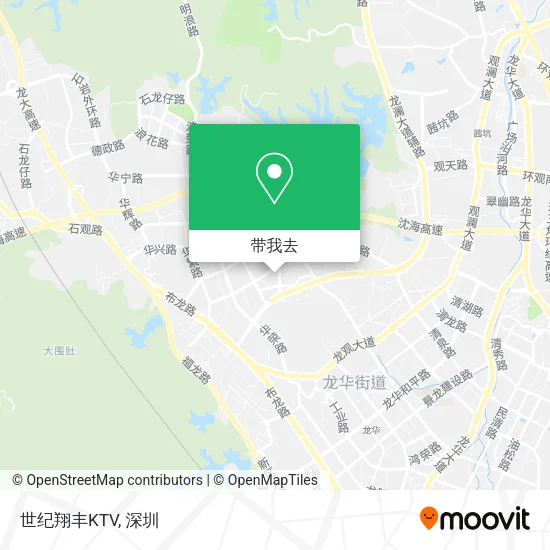 世纪翔丰KTV地图