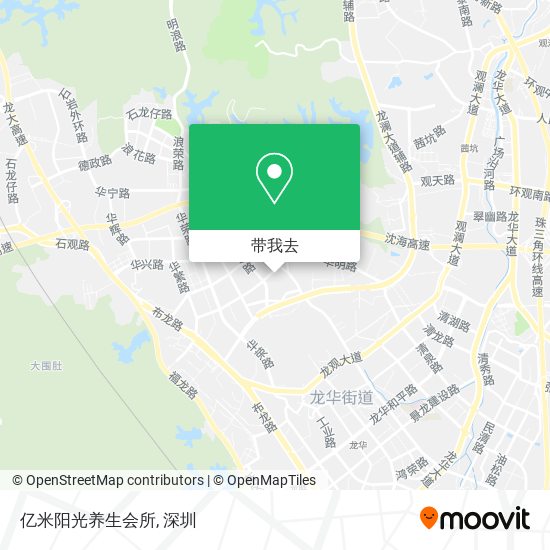 亿米阳光养生会所地图