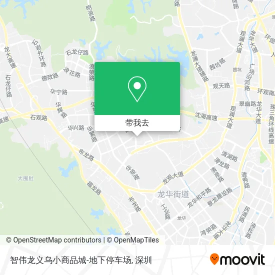 智伟龙义乌小商品城-地下停车场地图