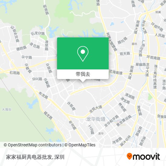 家家福厨具电器批发地图