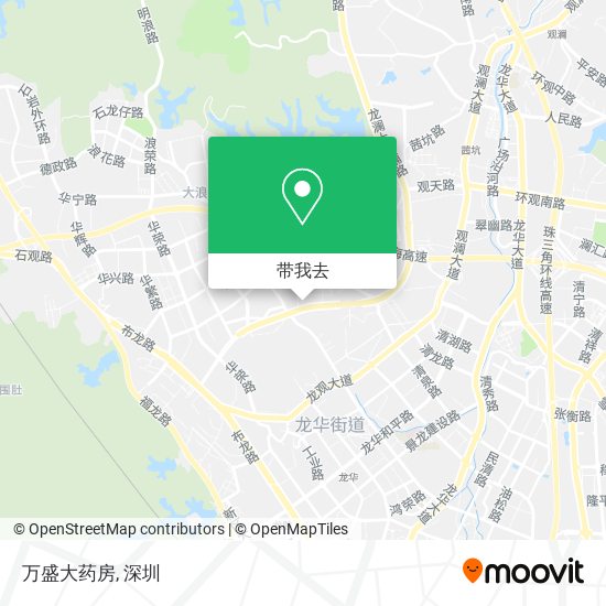 万盛大药房地图