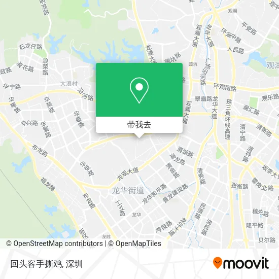 回头客手撕鸡地图