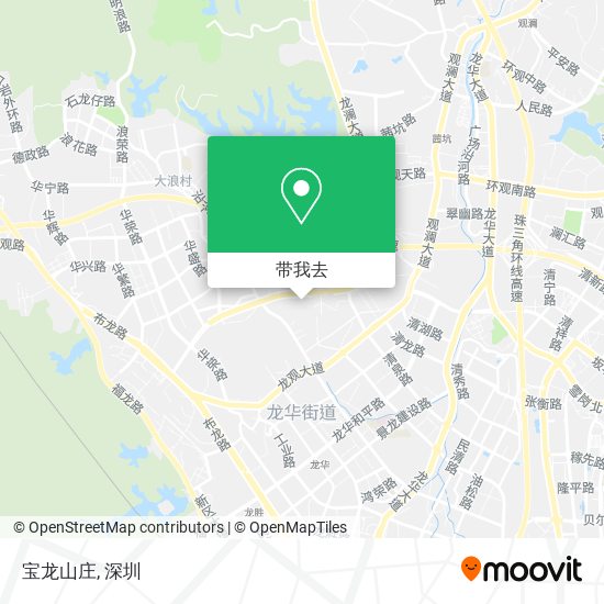 宝龙山庄地图