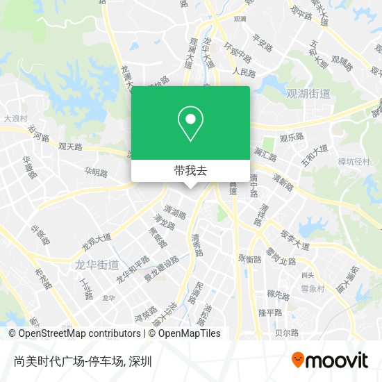 尚美时代广场-停车场地图
