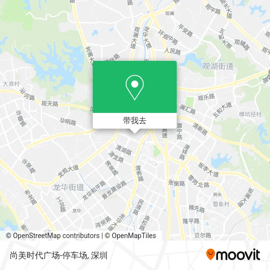 尚美时代广场-停车场地图