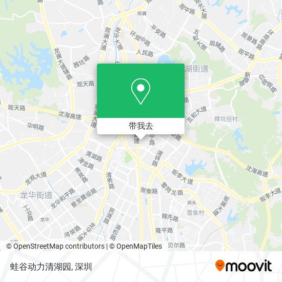 蛙谷动力清湖园地图