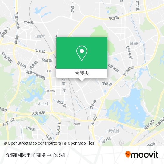 华南国际电子商务中心地图