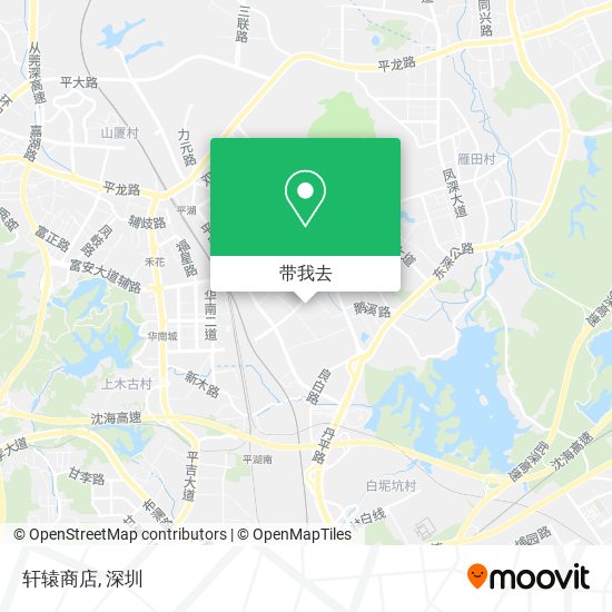 轩辕商店地图