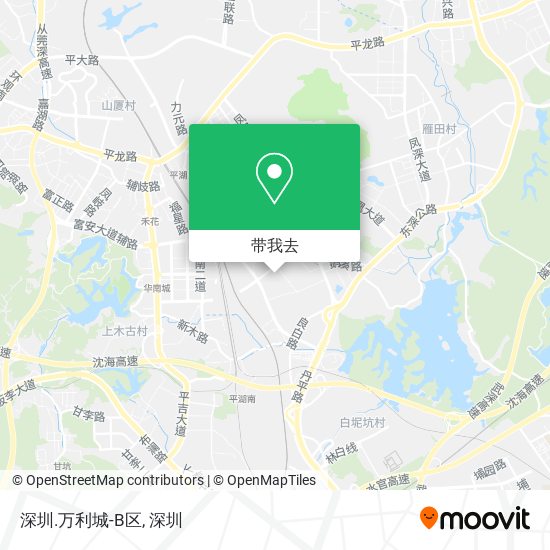 深圳.万利城-B区地图