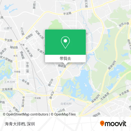 海青大排档地图