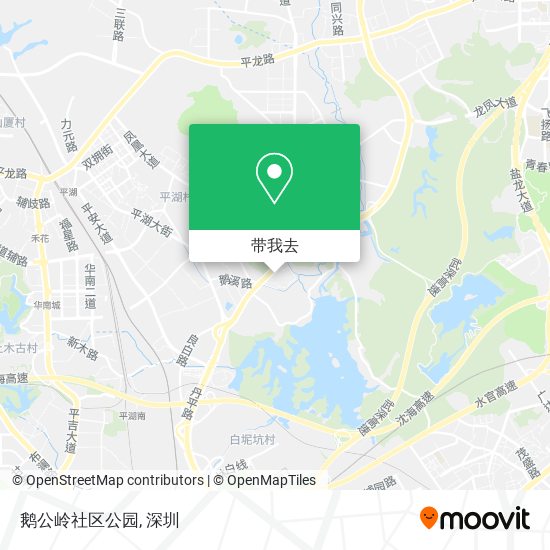 鹅公岭社区公园地图