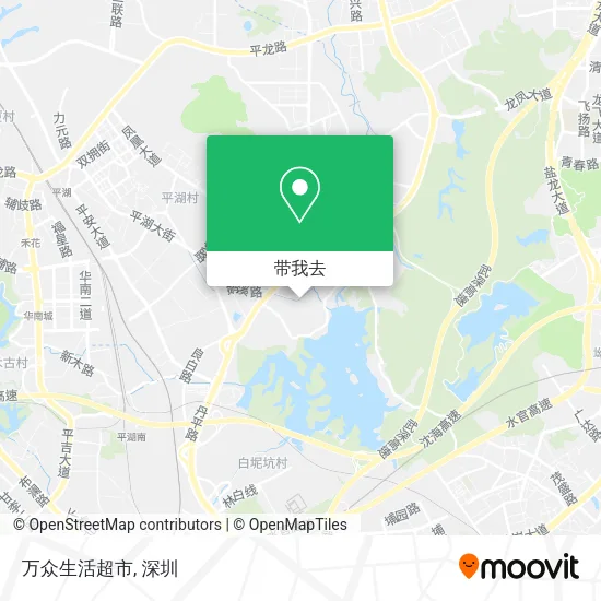 万众生活超市地图