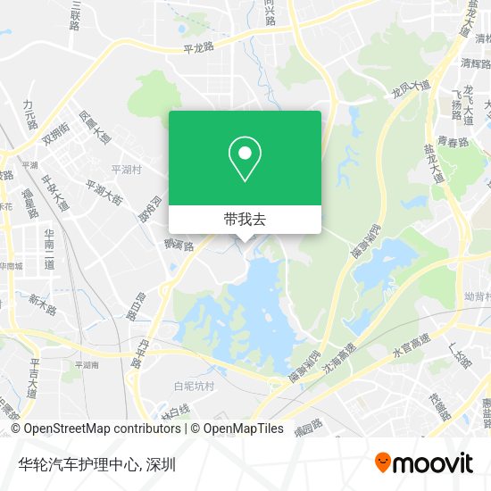华轮汽车护理中心地图