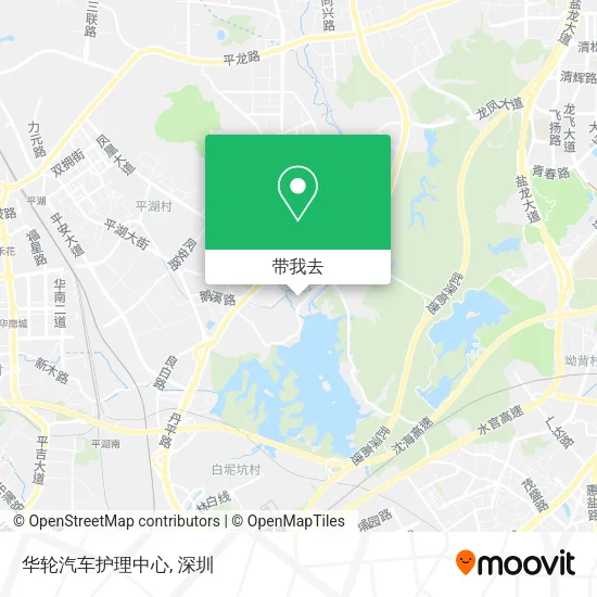 华轮汽车护理中心地图